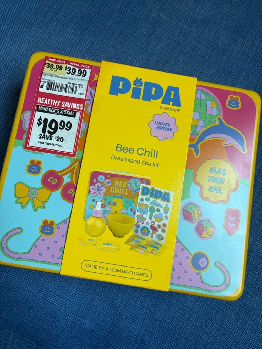 PIPA Bee Chill Dreamland Spa Kit - Yellow